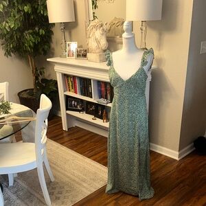 HYFVE Green Floral Maxi Dress